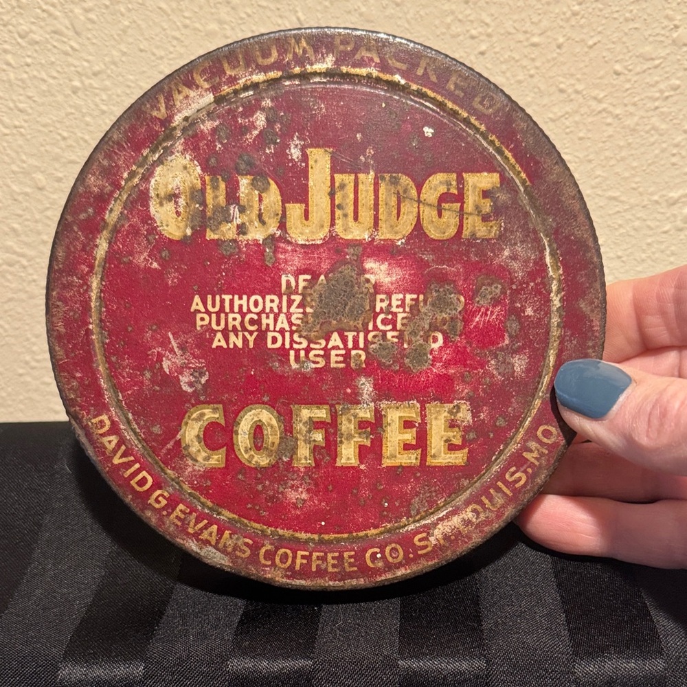 Vintage Collectable Coffee Metal Tin Lid - Picture 12 of 16